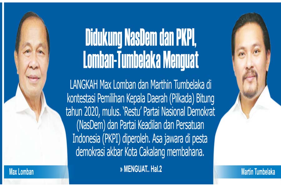 Didukung NasDem dan PKPI, Lomban-Tumbelaka Menguat