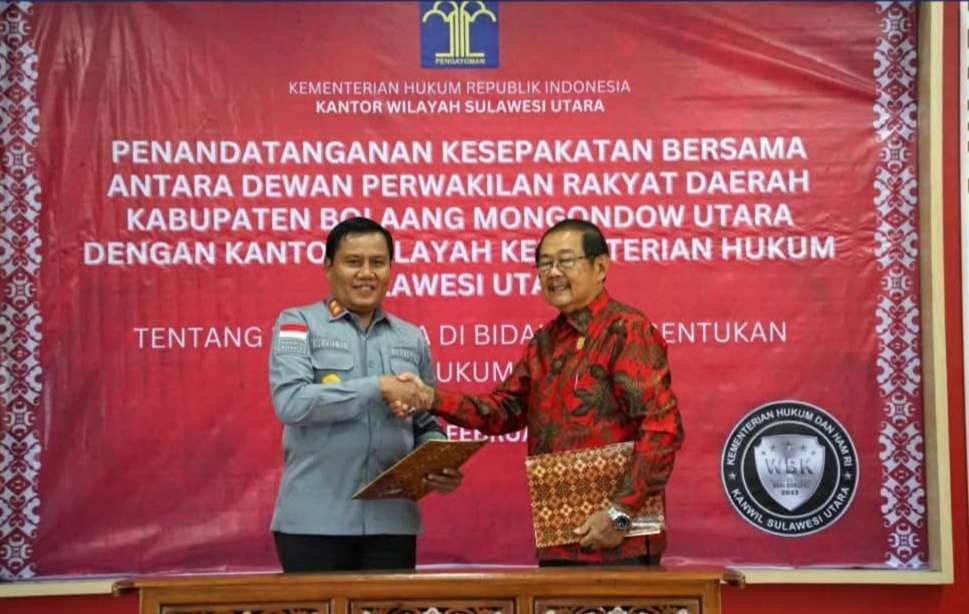 DPRD Bolmut Kerjasama Dengan Kanwil Kemenkum