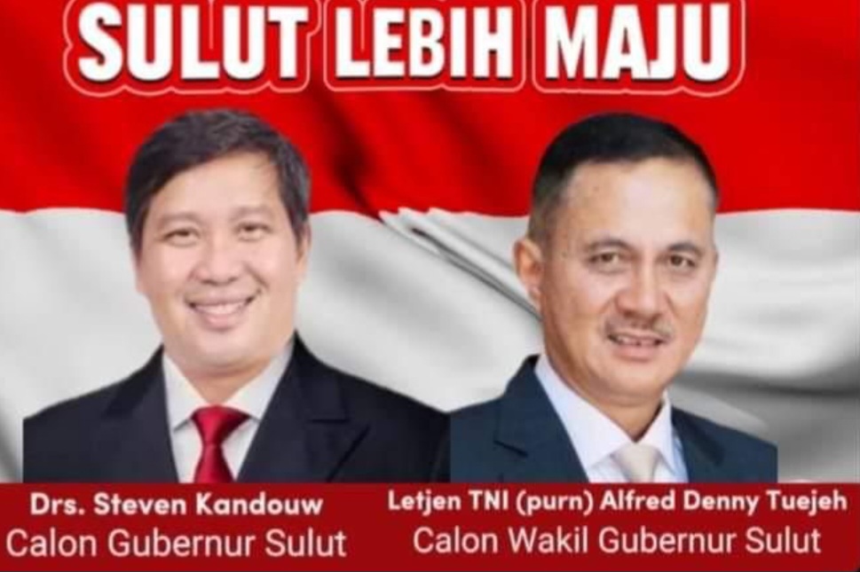 Sah, PDIP Usung Steven Kandouw dan Alfred Tuejeh di Pilgub Sulut, Olly: Hasil Surveinya Tinggi