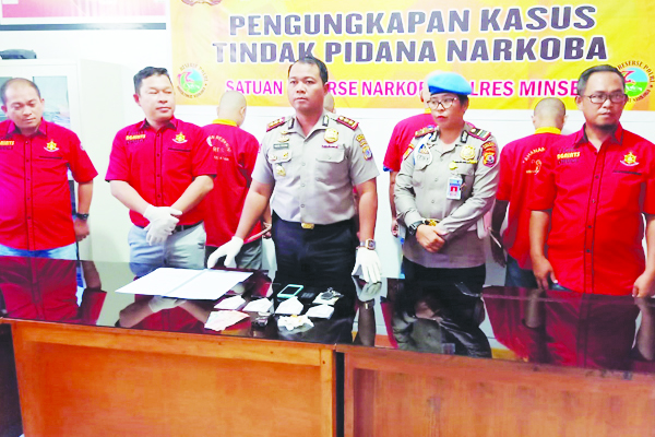 Sindikat Pengedar Narkoba di Amurang Terkuak