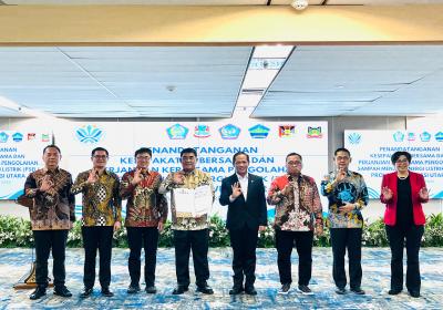 Walikota Carol Hadiri Penandatanganan Kerjasama Pengolahan Sampah Jadi Energi Listrik di Sulut