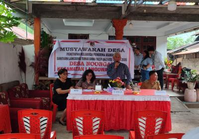 Pemdes Noongan Tetapkan 40 KPM Penerima BLT Desa 2026