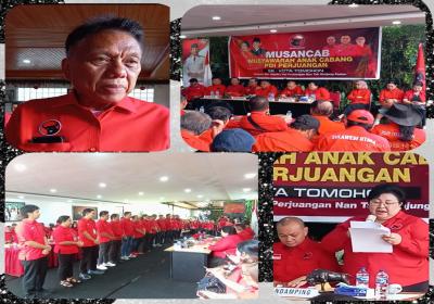 5 PAC Hasil Musancab PDI Perjuangan Tomohon Terbentuk, Dondokambey: Momen Perkuat Konsolidasi dan Bahas Isu Strategis