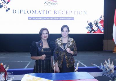Wawali Sendy Rumajar Hadiri Diplomatic Reception Peringati HUT Ke-128 Kemerdekaan Filipina