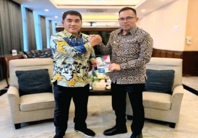 Temui Gubernur Yulius Selvanus, Ketua Panpel Porpov Sulut 2025 Richard Sualang Utarakan Kesiapan Manado Sebagai Tuan Rumah