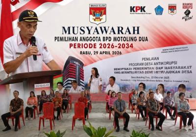 Pertama di Minsel, Desa Motoling Dua Gelar Pemilihan BPD Periode 2026–2034