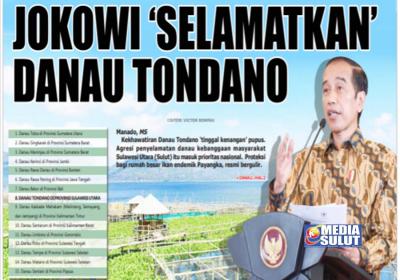 JOKOWI ‘SELAMATKAN’ DANAU TONDANO