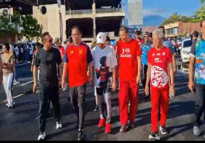 Wawali Richard Sualang Dukung Penuh Pencanangan Hari Olahraga dan Pemeriksaan Kesehatan Gratis