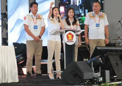 Tampil Energik di Rakerda Sulut, Mona Kloer Apresiasi Partisipasi Kader