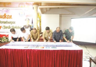 Warembungan Dicanangkan Desa Bebas Narkoba