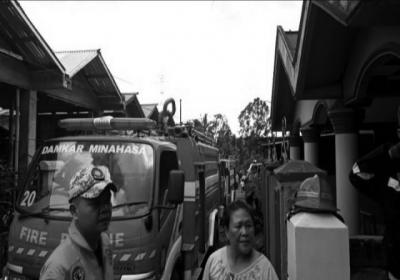 Kebakaran di Sasaran, Damkar Bergerak Cepat