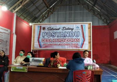 Peduli Kesehatan Anak, Pemdes Karondoran Galakkan Posyandu