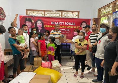 Maknai Natal, Forward Sulut Bakti Sosial di Panti Asuhan