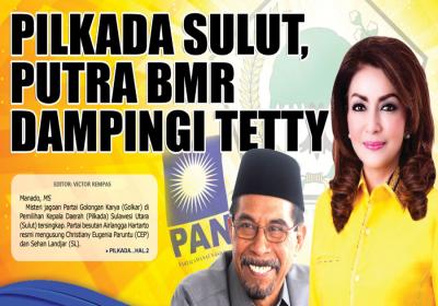 PILKADA SULUT, PUTRA BMR DAMPINGI TETTY