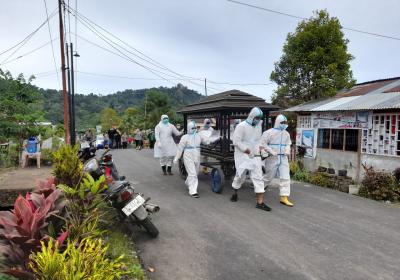KERT Dengan Pasien Covid-19, 20 Warga Desa Raanan Baru Siap Isoman