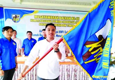 Izra Mamonto Nahkodai KNPI Boltim