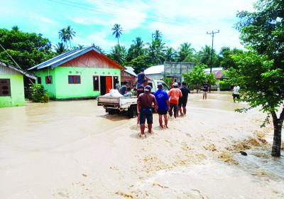 Banjir Bandang Hantam Desa Motongkad Utara Boltim