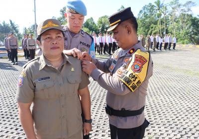 Polres Mitra Gelar Apel Pasukan Operasi Keselamatan Samrat 2026 untuk Sambut Idul Fitri