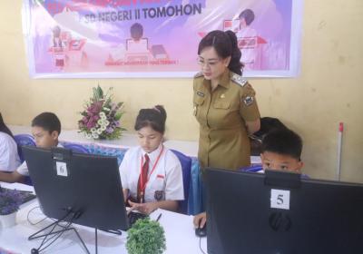 Wawali Sendy  Resmikan Pelaksanaan Tes Kemampuan Akademik Jenjang SD Se-Kota Tomohon Tahun 2026