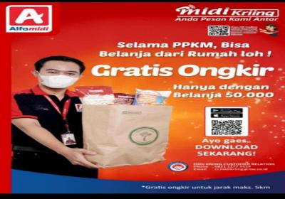 Aplikasi Midi Kriing mudahkan Konsumen Alfamidi untuk Berbelanja tanpa harus ke Toko