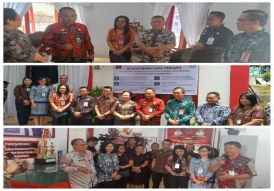 Posbankum Kemenkum RI di Sulut Resmi Berdiri di Wilayah Pemkot Manado di Kantor Kelurahan Bumi Beringin 