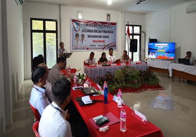 Musrenbang Kecamatan Sario, Bahas Sejumlah Prigram Prioritas