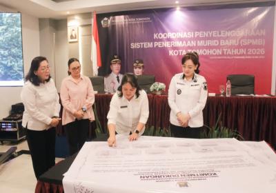 Pemkot Tomohon Luncurkan Sistem Penerimaan Murid Baru Online