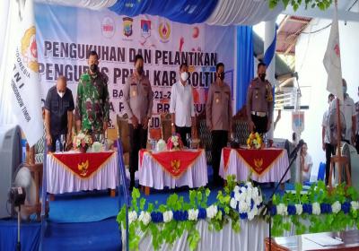 Kapolda Sulut Kukuhkan dan Lantik Pengurus PBVSI Boltim