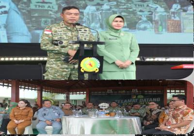 Wawali Sendy Hadiri Acara Lepas Sambut Komandan Korem 131/Santiago