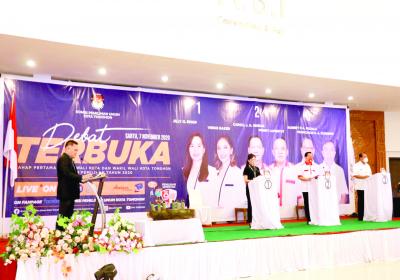 KPU Tomohon Gelar Debat Publik Perdana Calwalkot