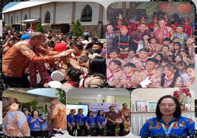 Sekolah Santa Clara Tomohon Sambut Kunjungan Resmi Deputy Head of Mission Kerajaan Belanda 