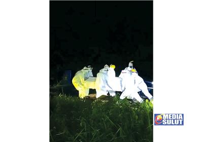 Sekcam, Wartawan, dan Warga Lowian Jadi Relawan Penguburan Pasien Covid di Labar