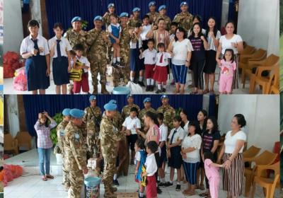 Pasukan PBB Konga XXXVIIE/MINUSCA-CAR Tunjang Panti Asuhan Nazareth