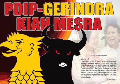 PDIP-GERINDRA KIAN MESRA