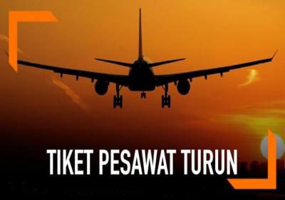 Hari Ini, Harga Tiket  Pesawat Resmi Turun