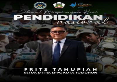 Gema Semangat Hardiknas, Frits Tahupiah Serukan Optimisme dan Program Makanan Bergizi Gratis