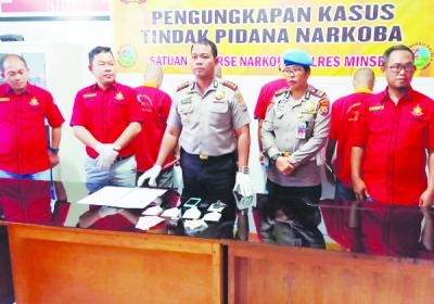 Sindikat Pengedar Narkoba di Amurang Terkuak